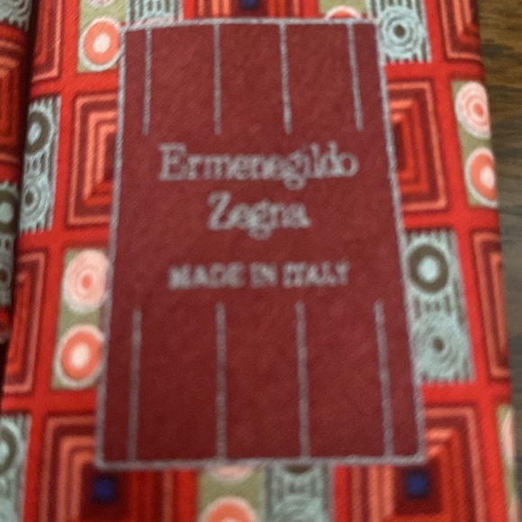 Vintage 💯 % silk Ermenegildo Zegna tie - Picture 5 of 7